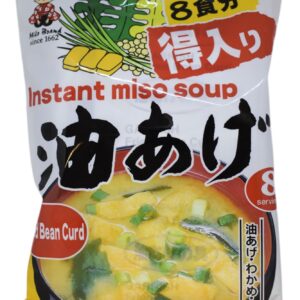 Miko - Instant miso soup - Fried Bean Curd - 8 sachets - 156g